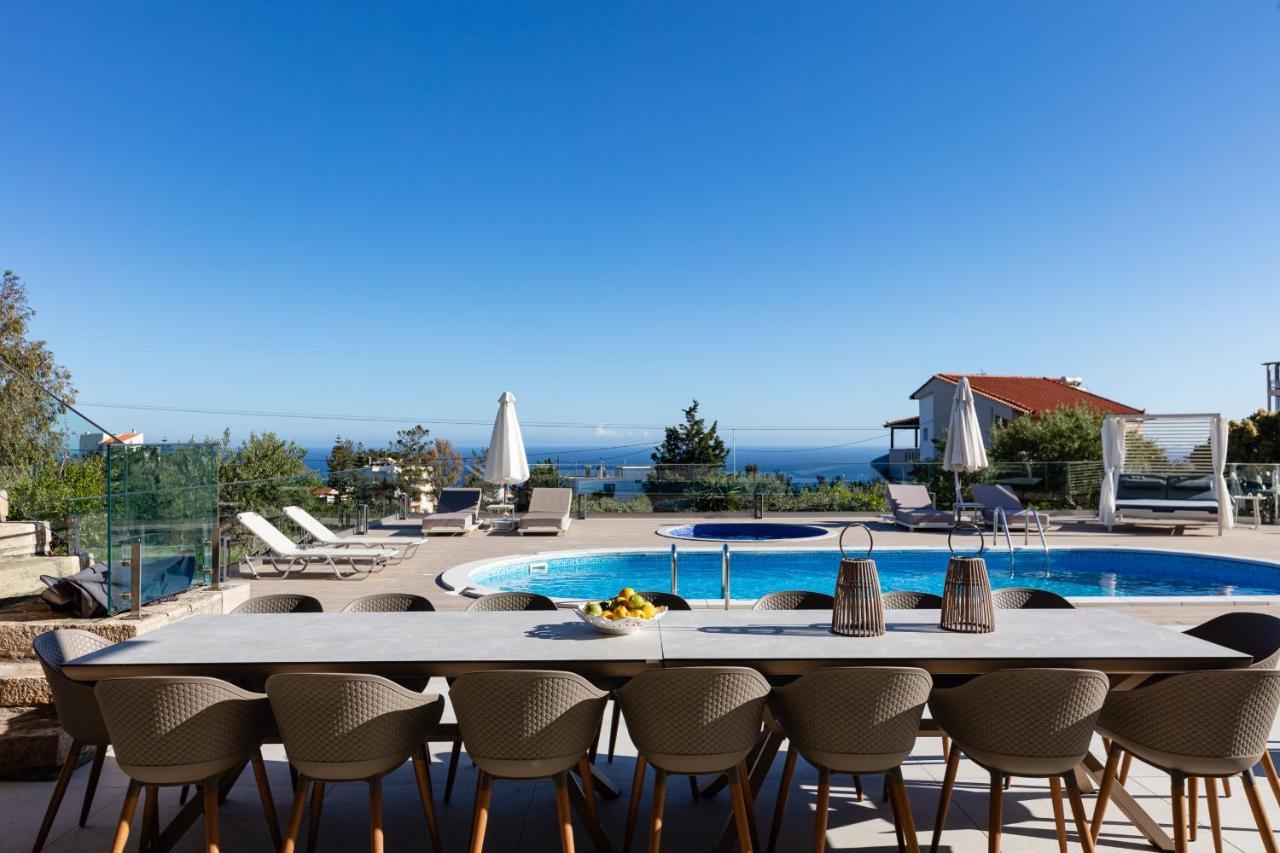 Villa Natura - With Private Heated Pool Tria Monastiria Dış mekan fotoğraf